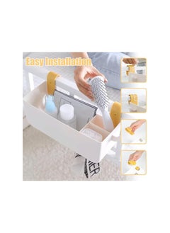 The Bros Bedside Caddy, Hanging Storage Basket with Hooks,Remote Holder, Multi-function Organizer Caddy for Headboards Bunk Beds Hospital Bed Dorm Rooms  - Image 5