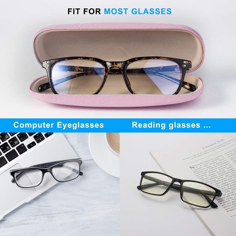 RayLove Unisex Hard Shell Eyeglasses Cases, Protective Case For Glasses - Image 4