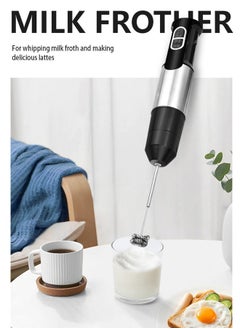 DSP 5 In 1 Hand Blender,5 Speed Electric Immersion Blender with Beaker, Chopper, Milk Frother, Whisker, Frother, for Baby Food,Soup, Sauce,KM1153  - Image 4