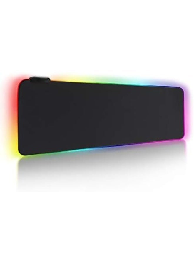 RGB Gaming Mouse Pad – Extra Large LED Extended Mouse Pad, Non-Slip Waterproof Gaming Mouse Mat for PC, Laptop & Mac, RGB Backlit Desk Mat for Keyboard & Mouse - Image 1
