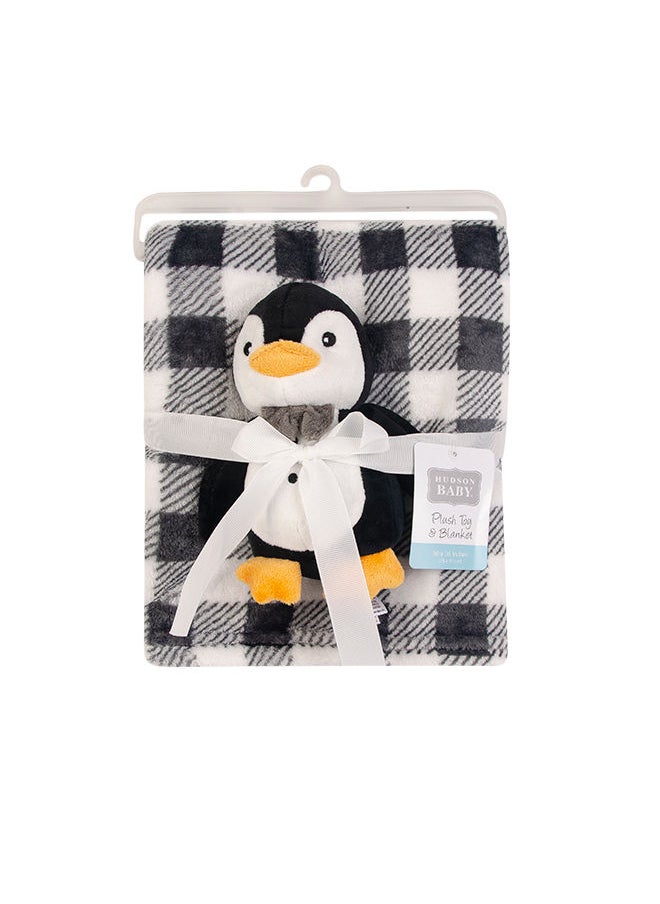 hudson baby - Plush Blanket And Toy Mr. Penguin - Image 1
