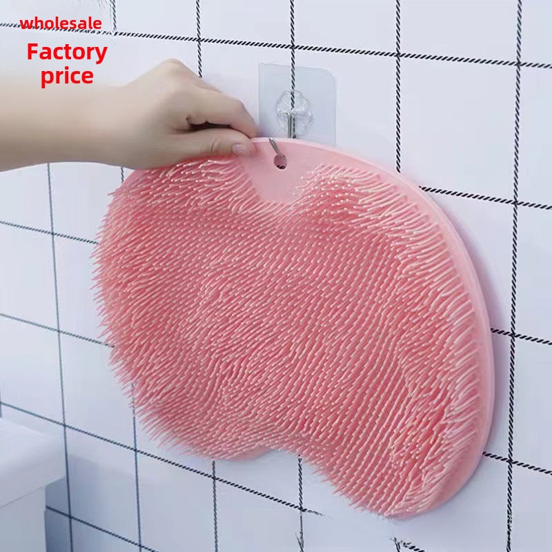 Generic Silicone Massage Foot Scrubber Mat Green 