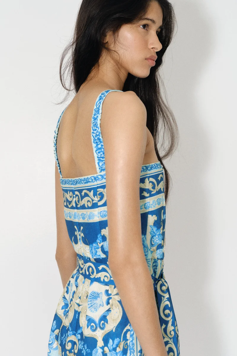 H&M Tie-belt playsuit