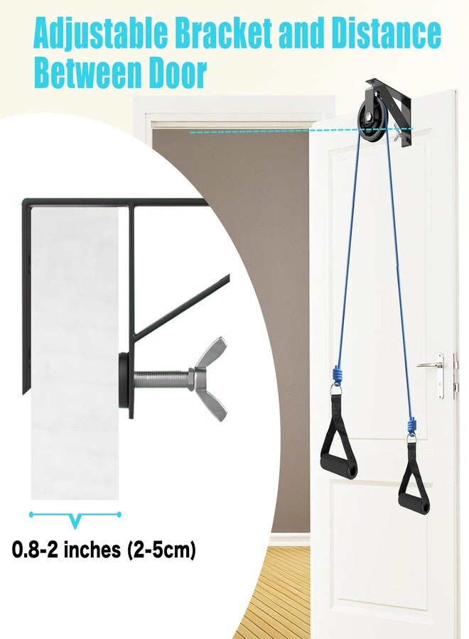 BTKASN Shoulder Pulley for Physical Therapy & Rehab, Over The Door Pulley System with Metal Bracket, Over Door Exercise Pulley for Injury Rehab Recovery Stretching - Image 4