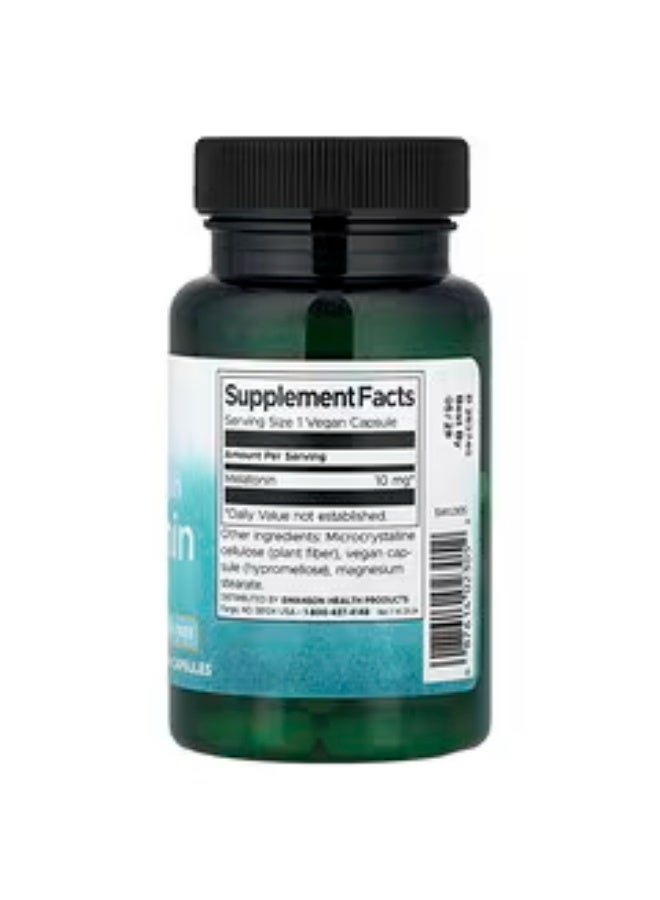 SWANSON Triple Strength Melatonin 10 mg Dietary Supplement 60 Capsules - Image 2
