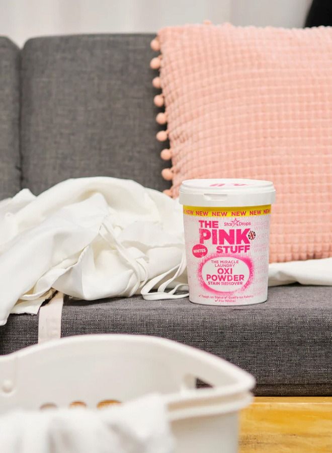 ذا بينك ستاف مسحوق الغسيل المعجزة أوكسي مزيل البقع للأقمشة البيضاء 1 كجم - Image 3