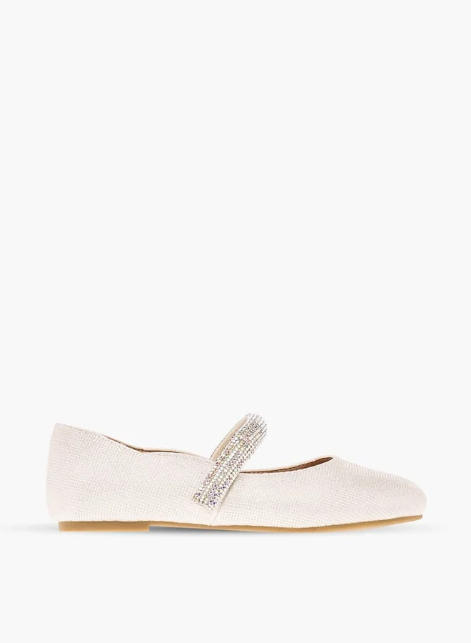 سيليست حذاء باليرينا بناتي مزين بإغلاق بشريط لاصق