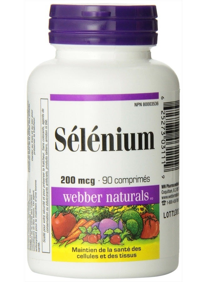 Webber naturals Selenium 200 mcg - Image 2