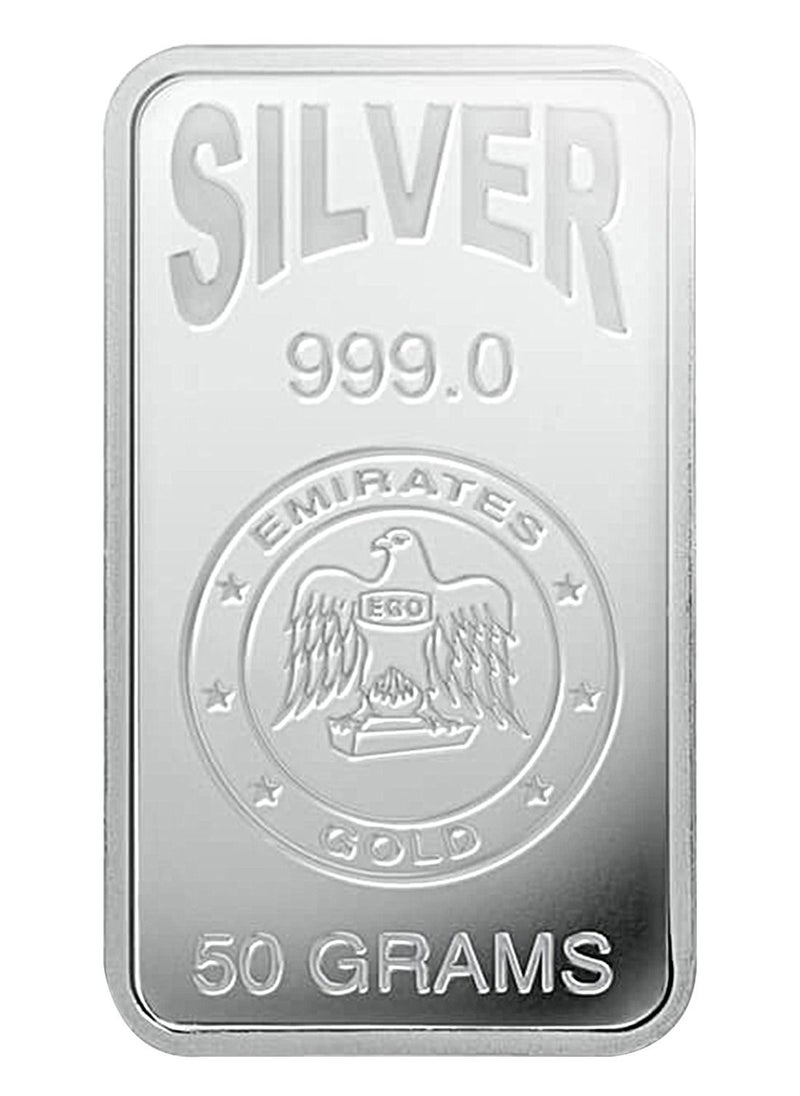Emirates Emirates 50g Pure Silver Bar 999 - 50 Grams  - Image 1