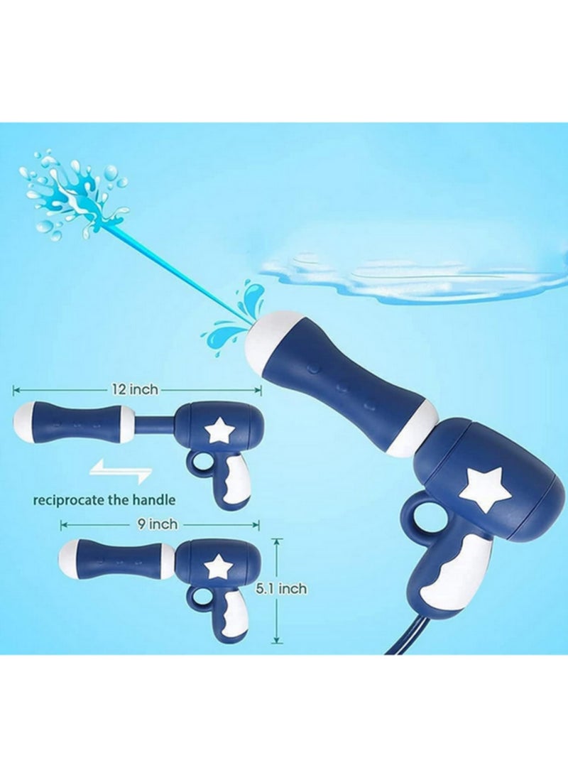 1PCS 2000mL Large Capacity Kids Backpack Water Gun Pull Type Spray Water Gun Summer Outdoor Beach Pool Party Toy Fun Parent-Child Water Battle Game Best Gift for Boys Girls - Image 2