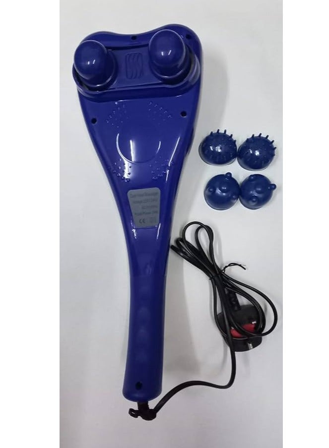 دينكس جهاز تدليك للجسم بسرعتين ونقطتين اهتزازيتين محمول باليد لتخفيف الآلام، جهاز تدليك بالضغط على نقاط معينة من الجسم للرجال والنساء - Image 4