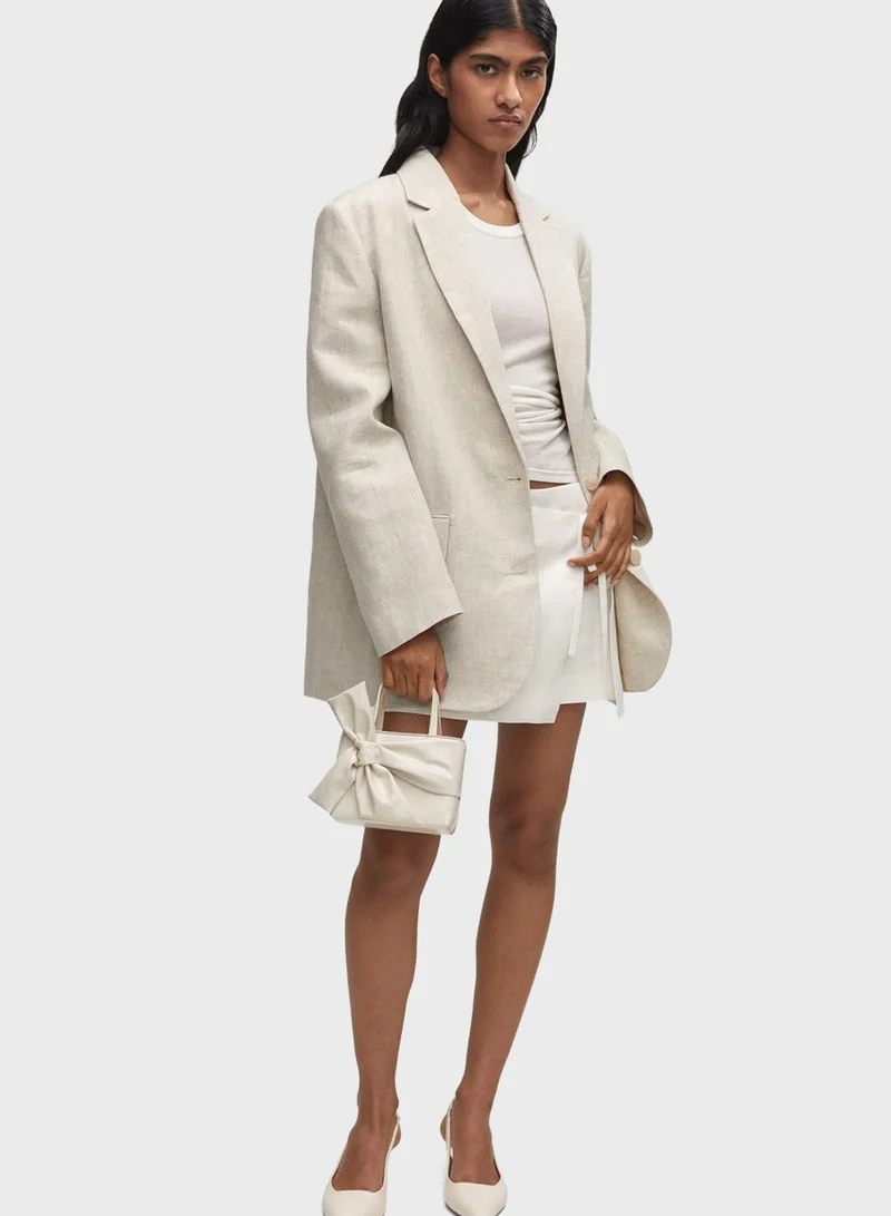 MANGO Bow Satchel