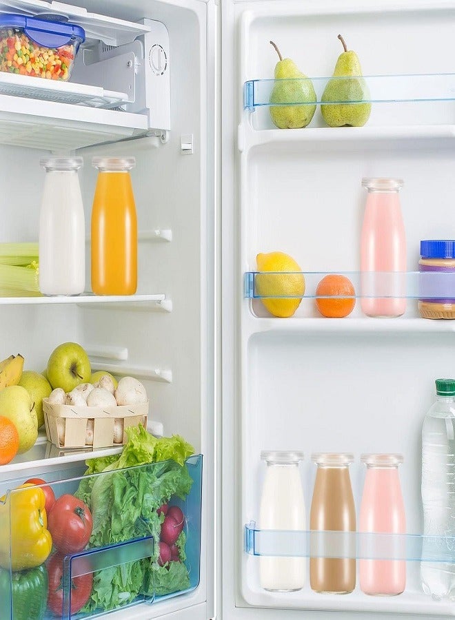 Set of 12 Empty Glass Juice Bottles for Milk, Drinks, Cocktails, and Parties 200ml - Image 2