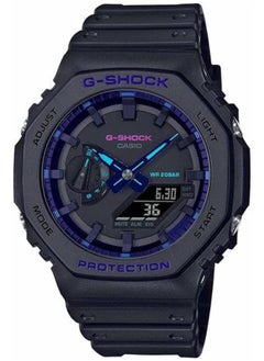 CASIO Casio Analog-Digital Sports watch rubber strap for Men, Grey GA-2100VB-1ADR  - Image 1