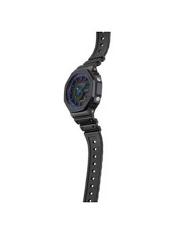 CASIO Casio Analog-Digital Sports watch rubber strap for Men, Grey GA-2100VB-1ADR  - Image 3