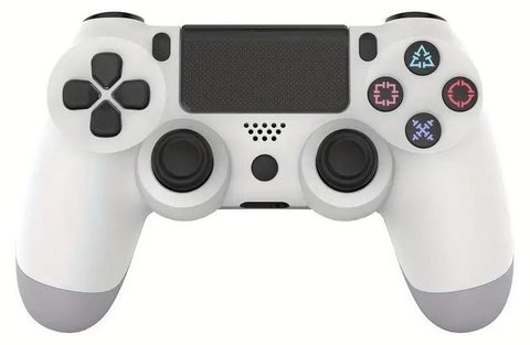 Double Motor Vibration 4 Wireless Controller , White