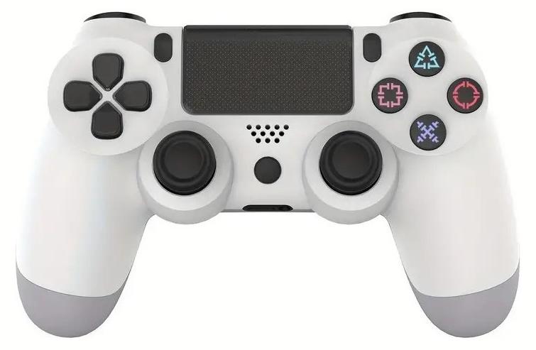 بريمو بلس ذراع تحكم لاسلكية لجهاز الألعاب P4 أبيض , وحدة تحكم P4 اللاسلكية، أبيض - Image 1