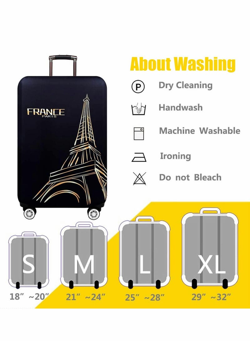 Y&D hickened Luggage Cover Water proof Travel Gear Protective Washable Spandex Suitcase Cover for 25"-28"luggage  - Image 5