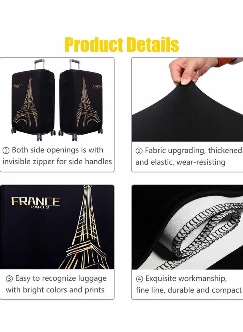 Y&D hickened Luggage Cover Water proof Travel Gear Protective Washable Spandex Suitcase Cover for 25"-28"luggage  - Image 4