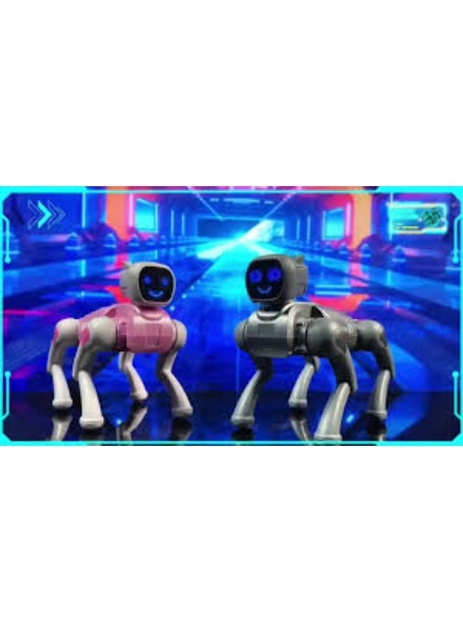 Dreamzon Robot Dog - 2.4G Puppy Meccanico Controllato E Controllato A Remoto, Rapina Intelligente Dõg | Controllo vocale, Programmazione, Canto, Danza, Espressioni Di Luce, Giocattolo Interattivo - Image 1