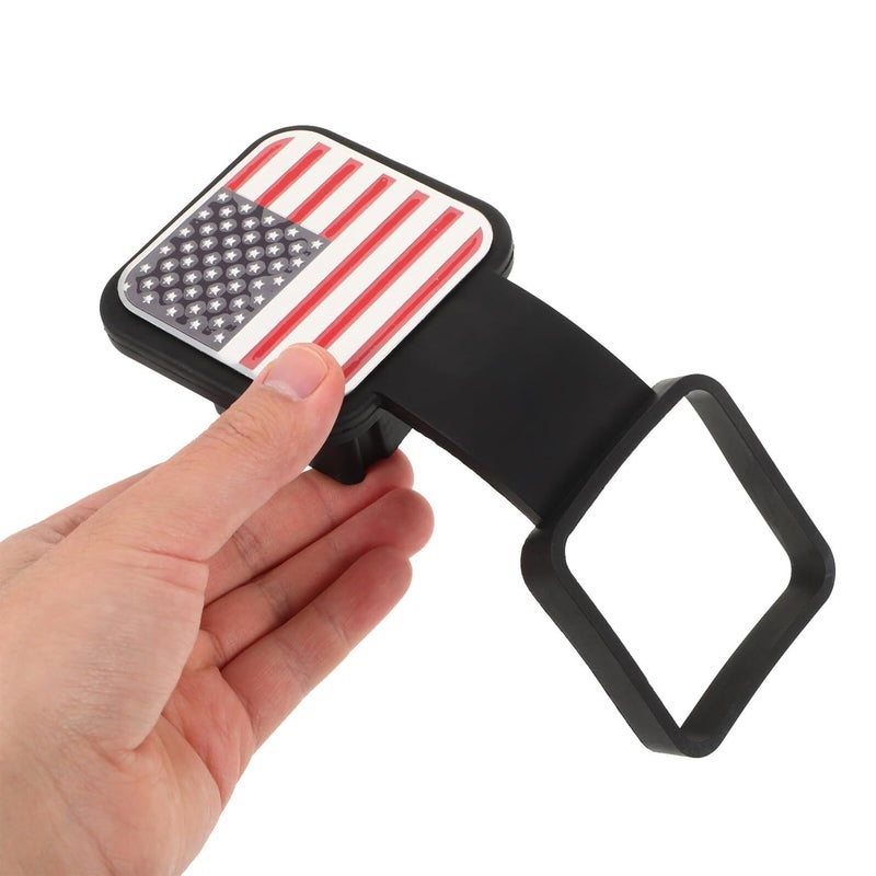 2 Inch Square Trailer Hitch Cover Red Indicator Dust Plug for Trucks - Image 5