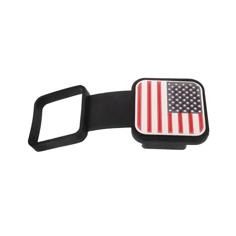 2 Inch Square Trailer Hitch Cover Red Indicator Dust Plug for Trucks - Image 2
