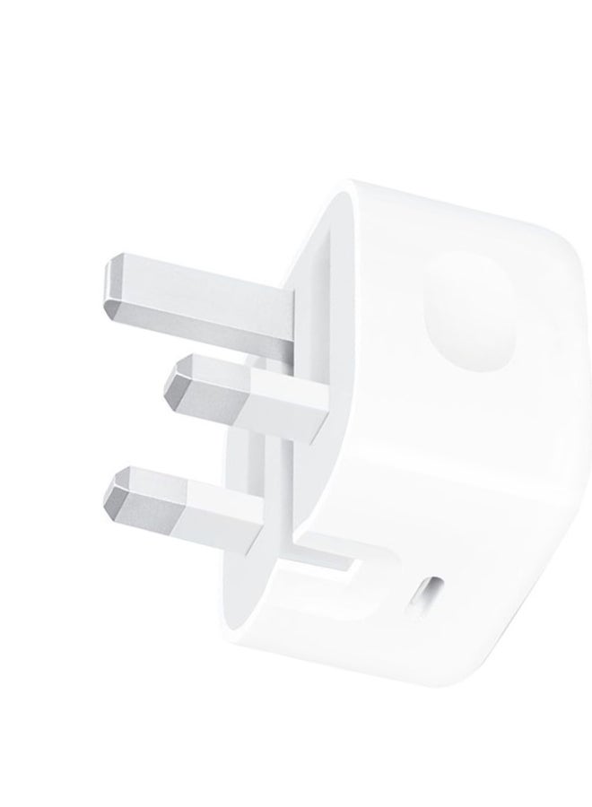 محول تيار بمنفذ USB-C وقدرة 20 وات أبيض - Image 4