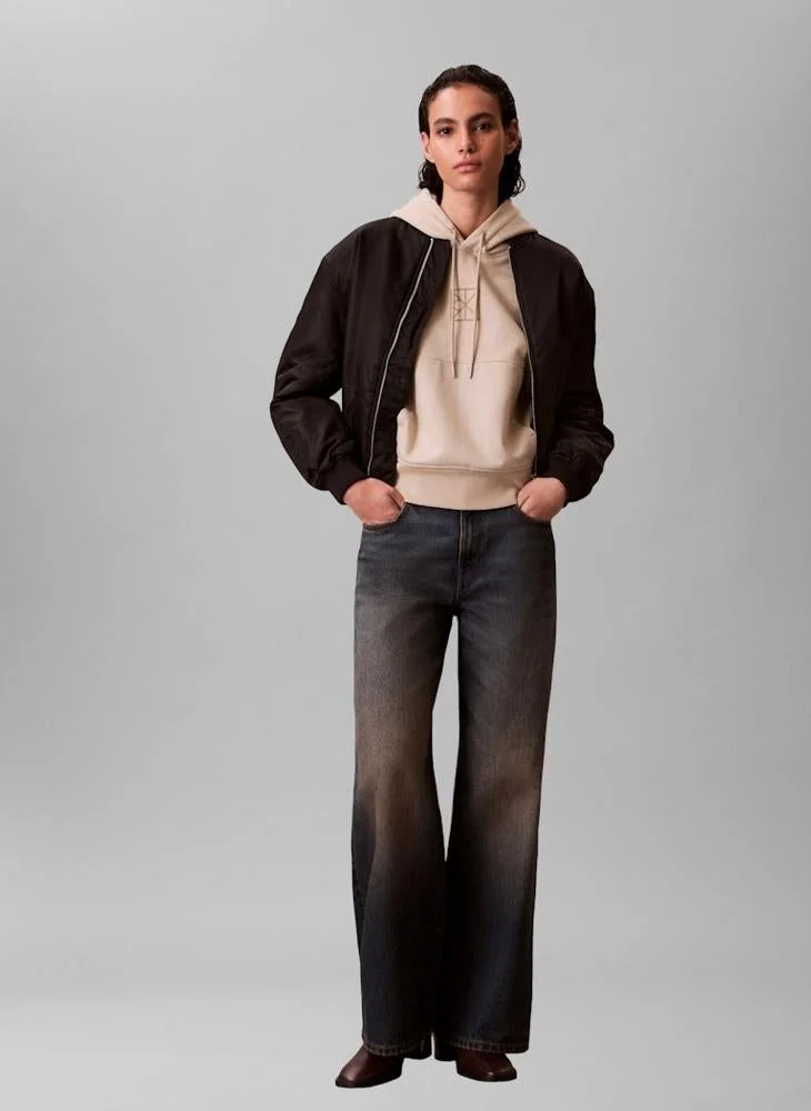 CALVIN KLEIN  Graphic Pullover Hoodie for Women | Best Price UAE