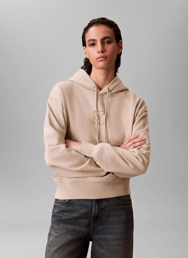 CALVIN KLEIN  Graphic Pullover Hoodie for Women | Best Price UAE