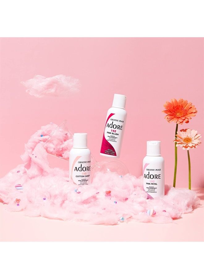 Adore Semi Permanent Hair Color - Vegan and Cruelty-Free Hair Dye - 4 Fl Oz - 140 Neon Pink (Pack of 1) - Image 5