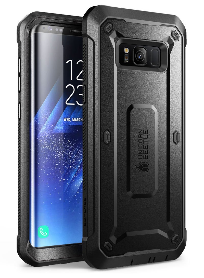 SUPCASE Unicorn Beetle PRO Series Phone Case for Samsung Galaxy S8, Full-Body Rugged Protective Case for Galaxy S8 2017 (Black) - Image 1