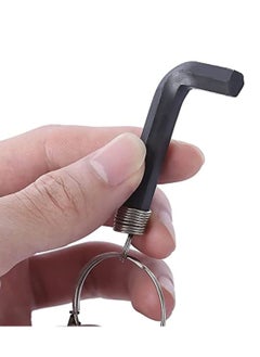 Y&D KASTWAVE Wrench Hex Key Set, Industrial Grade Set Tools Convenient Take it with You Small and Flexible, L-Type + Ring Metric Keys (1.5-10mm), CR-V Alloy Steel (10pcs)  - Image 4