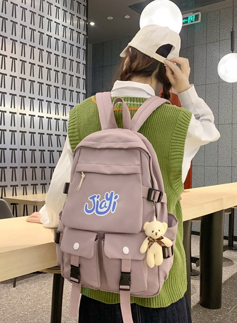 Sharpdo Student Casual Large Capacity Backpack - Image 4