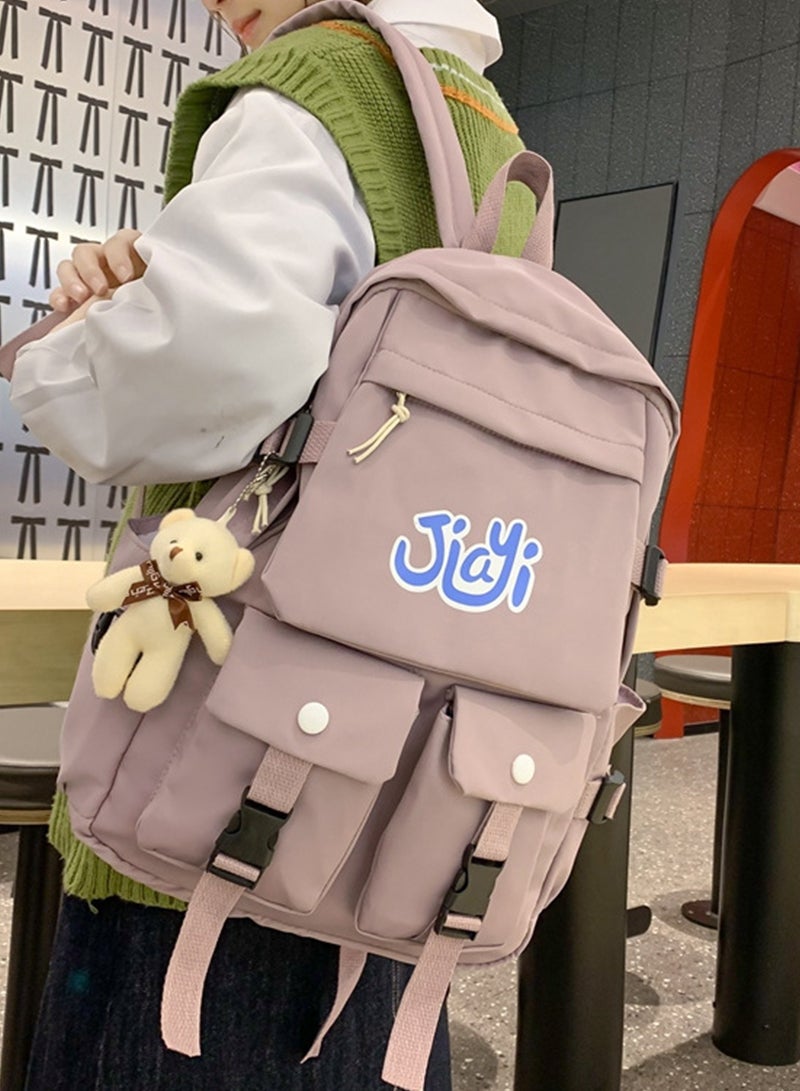 Sharpdo Student Casual Large Capacity Backpack - Image 3