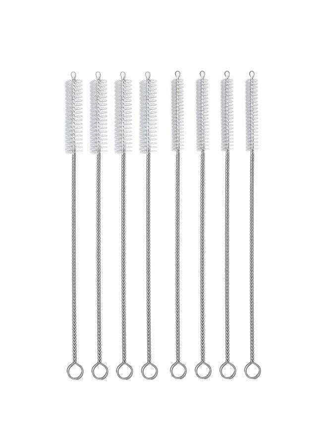 Hiware Straw Cleaner Brush Set, 8-Piece Long Cleaning Brush for Straws on Tumbler, Water Bottle, Sippy Cup, and Pipes, Tubes or Hummingbird Feeders - Image 1