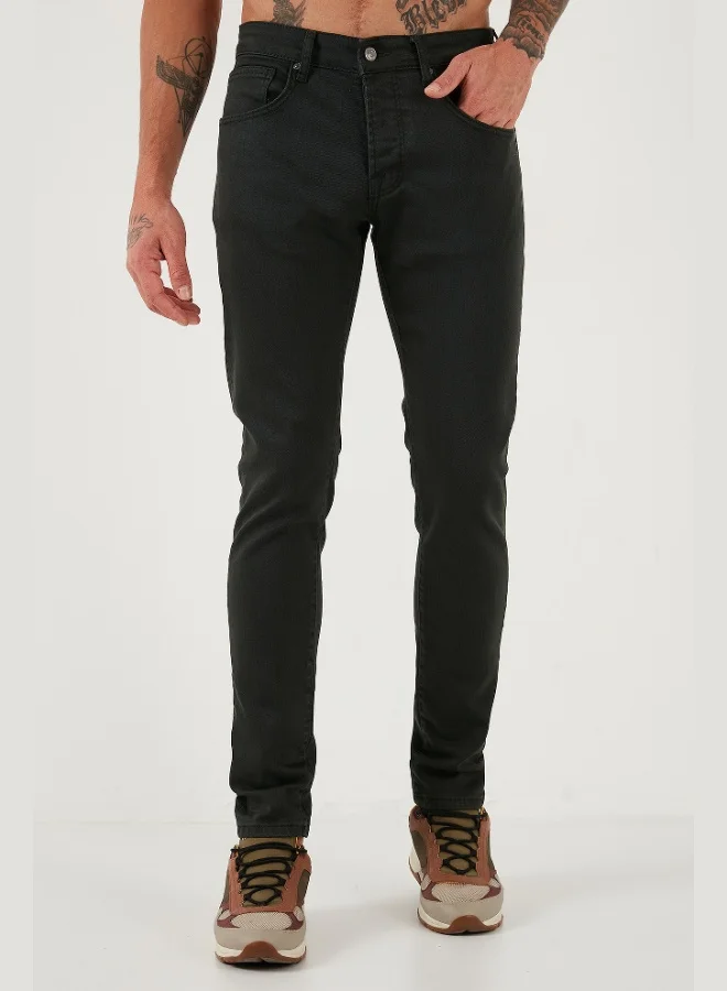 Buratti  Buratti Stretch Cotton Slim Fit Normal Waist Skinny Leg Jeans Men's JEANS 1115C24NAPOLI for Men | Best Price UAE