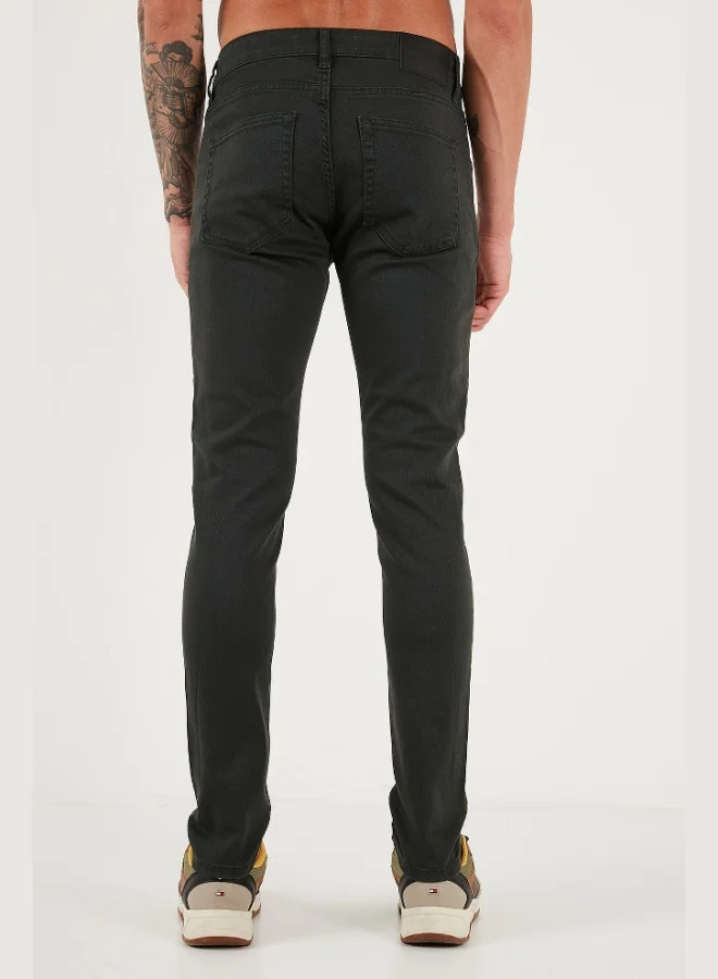 Buratti  Buratti Stretch Cotton Slim Fit Normal Waist Skinny Leg Jeans Men's JEANS 1115C24NAPOLI for Men | Best Price UAE