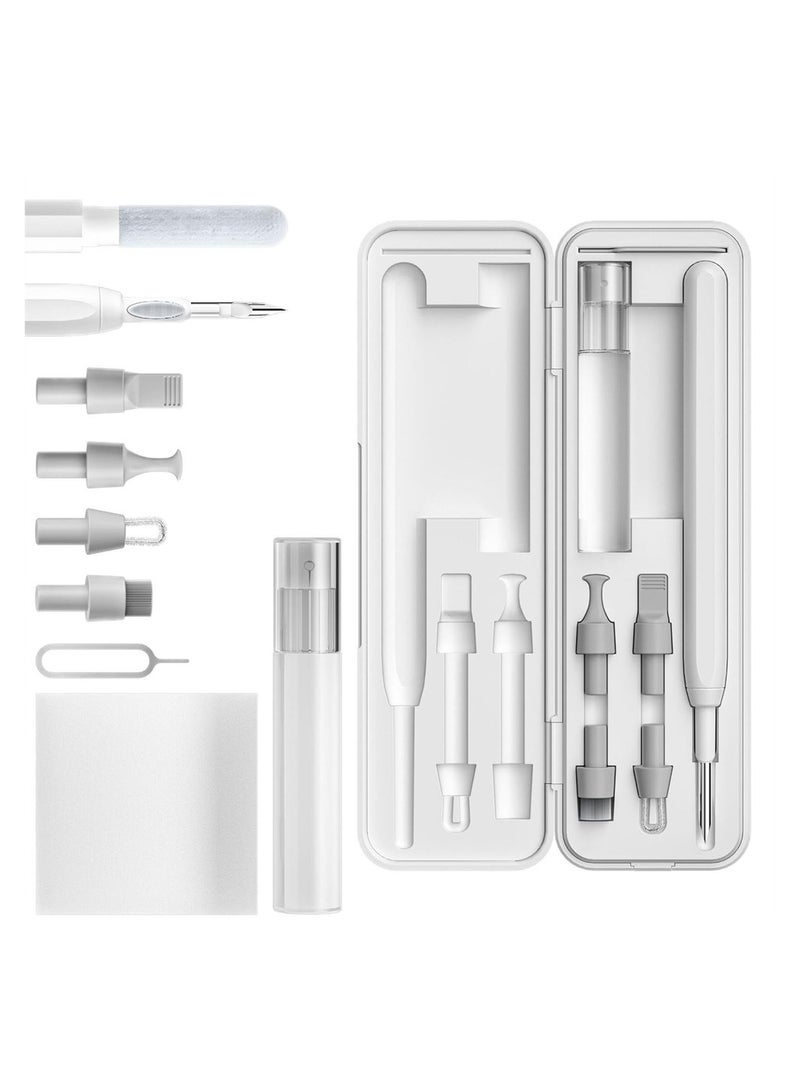 Excefore Laptop Keyboard Cleaner Kit 11 in 1 Electronics Cleaning Tool Effective Earphones Cleaning Tools Multi-Functional Cleaner Tools with Microfiber Cloth for Pc Tv Laptop Earbud Screen Keyboard  - Image 1