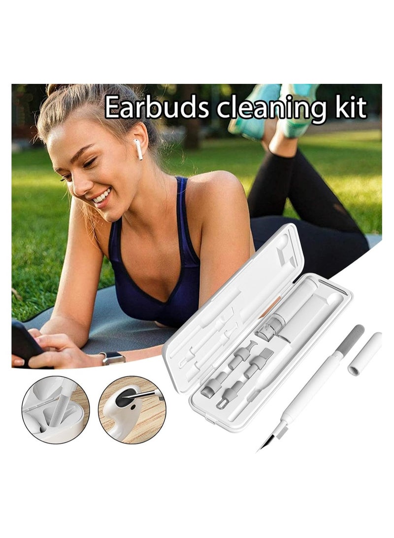 Excefore Laptop Keyboard Cleaner Kit 11 in 1 Electronics Cleaning Tool Effective Earphones Cleaning Tools Multi-Functional Cleaner Tools with Microfiber Cloth for Pc Tv Laptop Earbud Screen Keyboard  - Image 4