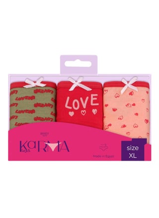 Pack of 3 Printed Cotton Brief Panties Underwear for Women - pzsku/Z4B6DA2F7D96B12C797B7Z/45/1751031513/9b962fc4-1c69-4f64-9ace-ca4ae814273a
