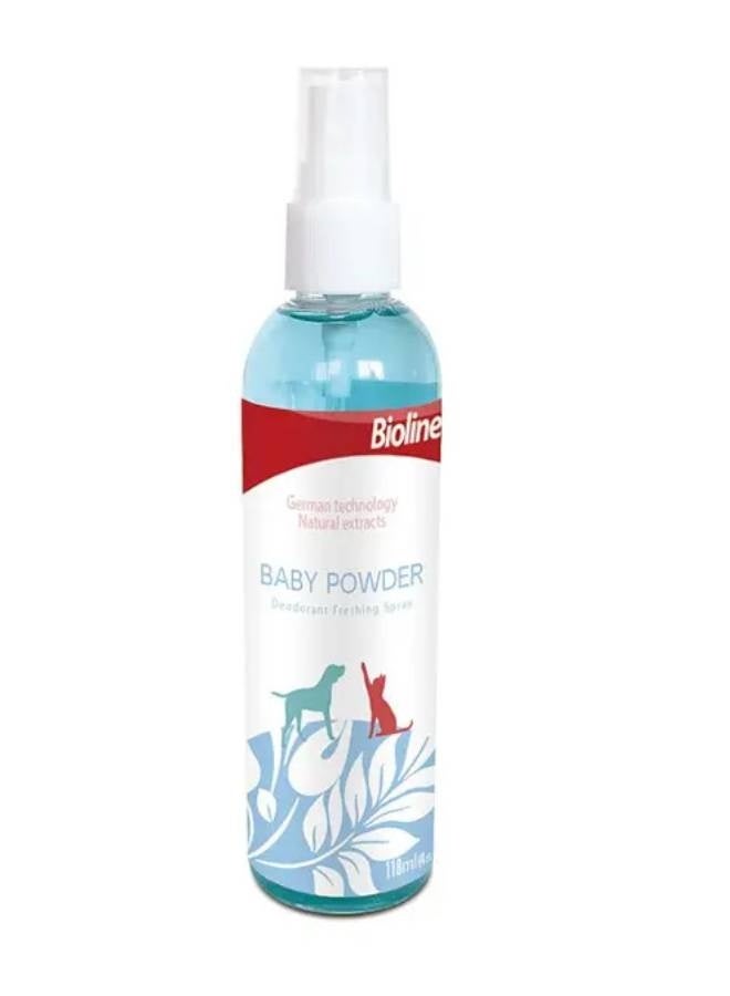 Bioline Baby Powder Deodorizing Spray 118ml - Image 1