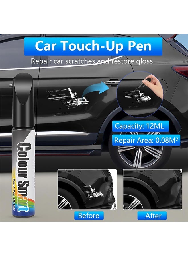 2 Pcs Car Scratch Remover Car Paint Scratch Repair Car Scratch Remover Pen  Car Accessories Car Pro Mending Car Remover Scratch Repair Paint Pen  Automotive Touch Up Paint (Black) - Image 2