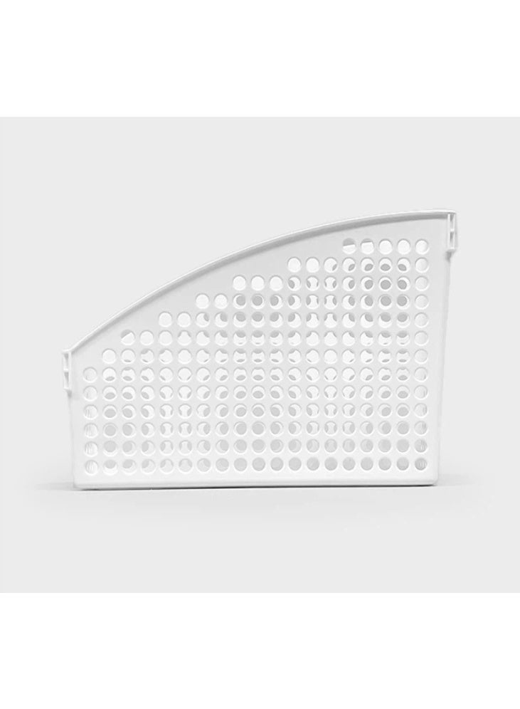 Versatile general-purpose baskets for storing and organizing various files and documents; 22 x 8 x 15.5 cm, beige. - Image 2