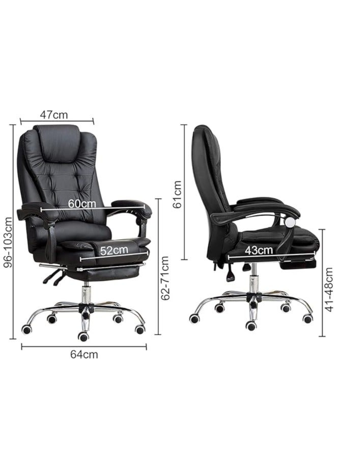 Arabest Ergonomic Office Chair Furniture Executive Recline Extra Padded Office Chair Massage Three-Point Stable Connection with Integrated Linkage Armrest Ergonomically Designed to Relieve Fatigue - Image 2