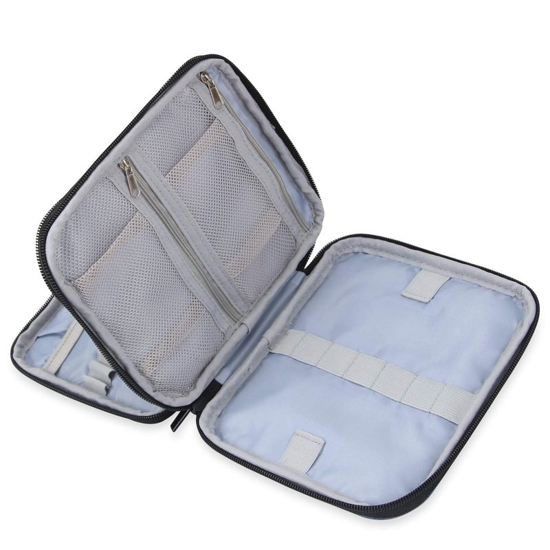 Teamoy Organizer Case for Interchangeable Circular Knitting Needles, Crochet Hooks and Knitting Accessories, Keep All in Place and Easy to Carry, Purple (No Accessories Included) - Image 3