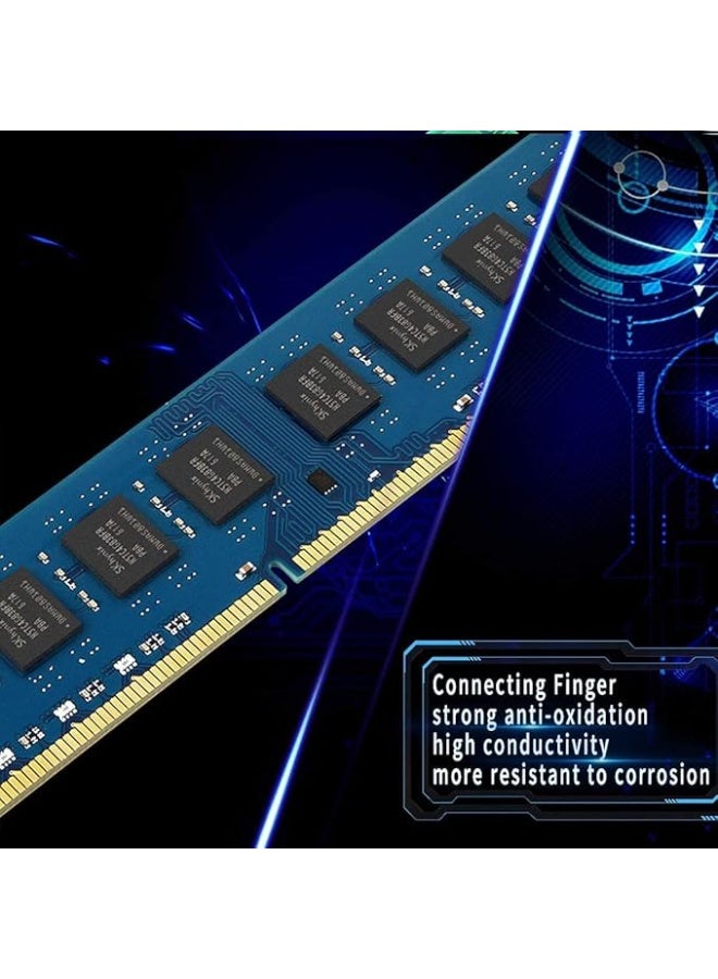 طقم ذاكرة رام للكمبيوتر المكتبي 16 جيجابايت (2×8 جيجابايت) DDR3L بتردد 1600 ميجاهرتز UDIMM غير ECC و240 سن لترقية الأداء - Image 2