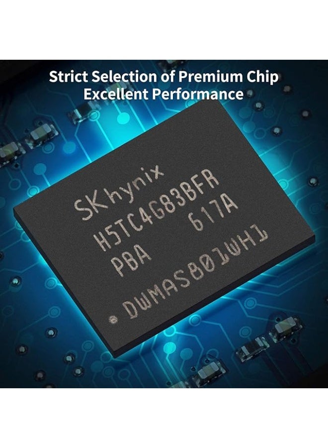 طقم ذاكرة رام للكمبيوتر المكتبي 16 جيجابايت (2×8 جيجابايت) DDR3L بتردد 1600 ميجاهرتز UDIMM غير ECC و240 سن لترقية الأداء - Image 3