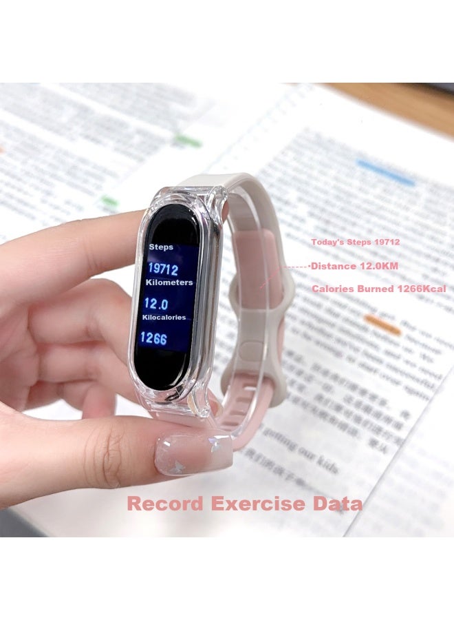 Max-g Stylish Sports Smarch For Women Students, Heart Rate And Blood Pressure Monitoring, Alarm Clock, Pedometer, Usb Rechargeable - Image 2