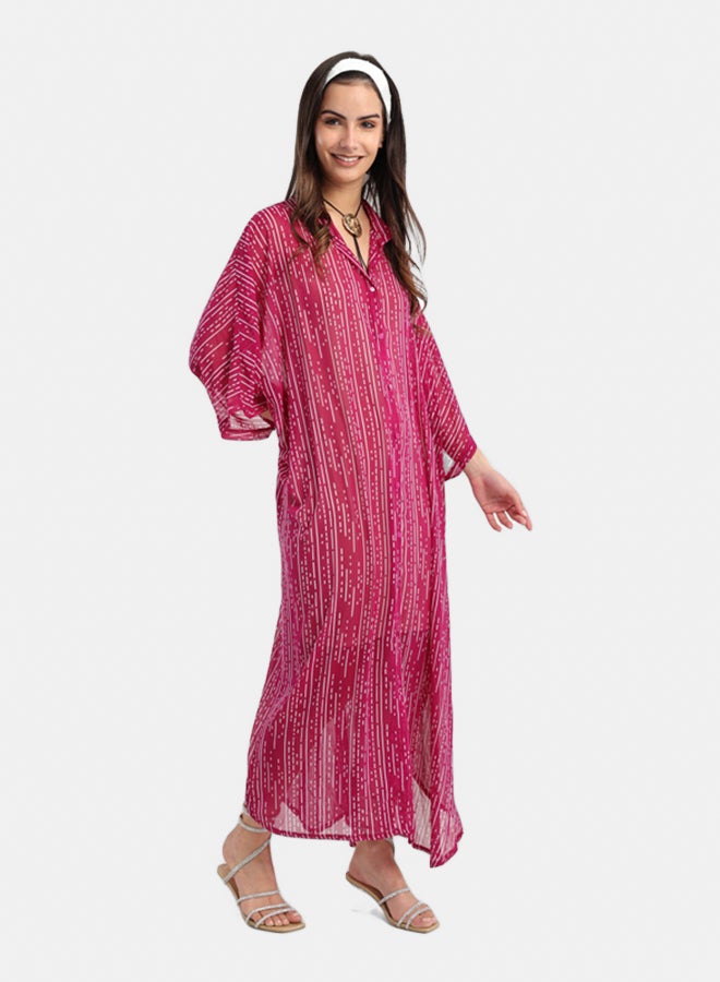 Carina Shirt Dress with Wide Sleeves - Image 5