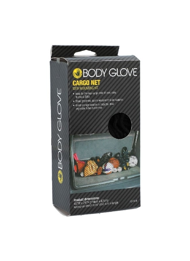 Body Glove شبكة شحن خلفية متينة مع مجموعة تركيب سوداء 114 × 61 سم 22-1-70412-8  - Image 2
